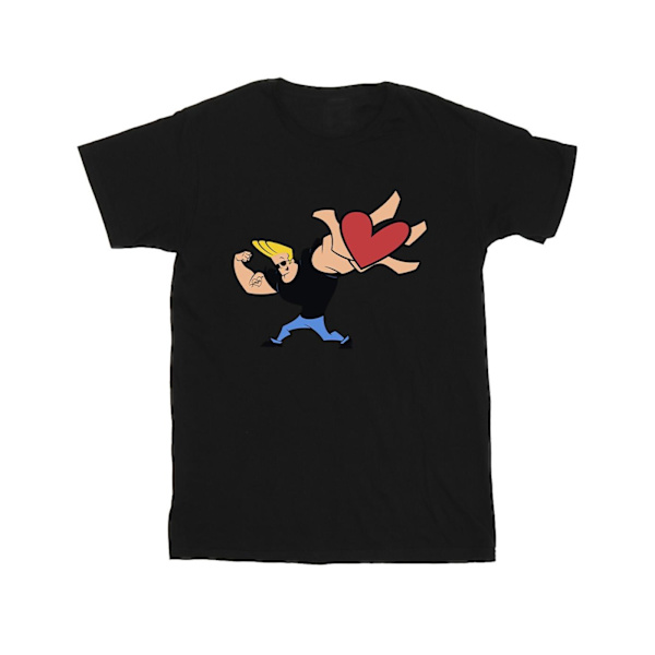 Johnny Bravo Herr Present T-shirt M Svart Black M
