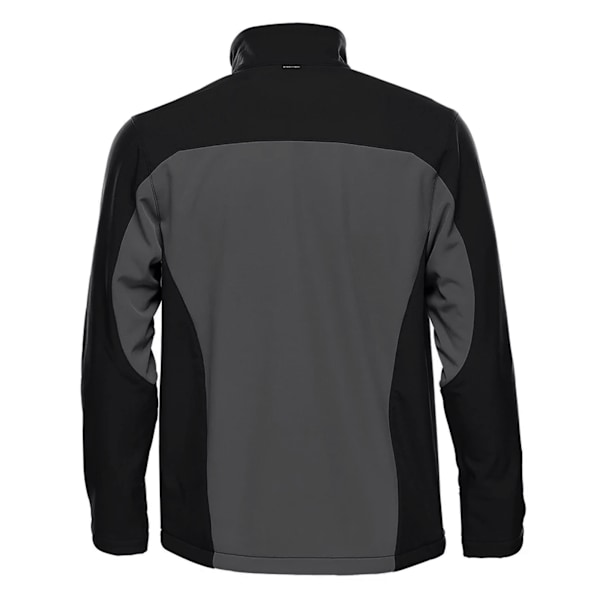 Stormtech Cascades Soft Shell-jacka för män M Dolphin/Svart Dolphin/Black M