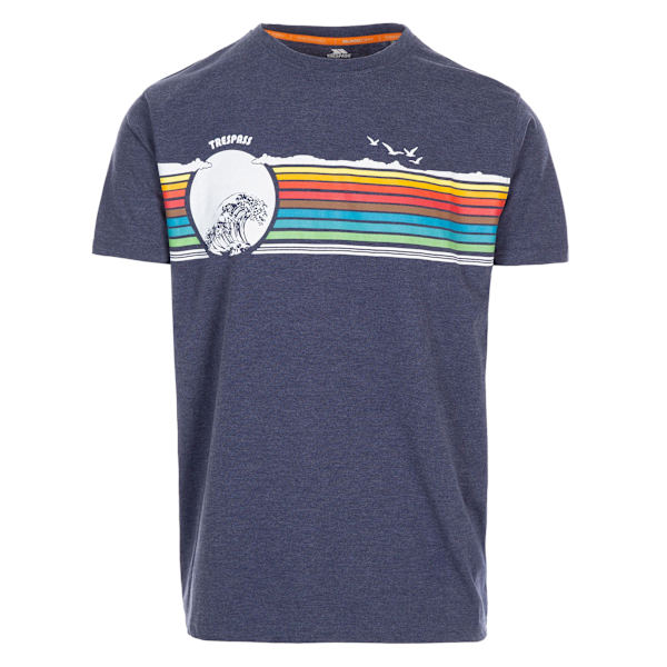 Trespass Mens Lakehouse T-Shirt M Navy Marl Navy Marl M