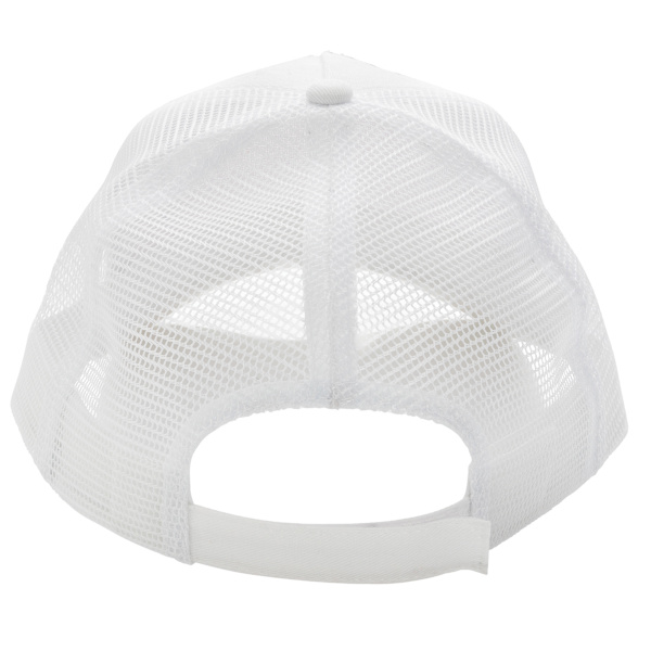 XD Collection Borstad Bomull 5-Panel Truckerkeps One Size Vit White One Size
