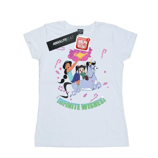 Disney Dam/Dam Wreck It Ralph Jasmine Och Vanellope Bomull White L
