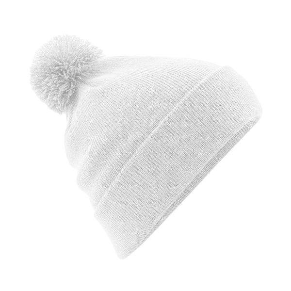 Beechfield Unisex Vuxen Original Pom Pom Mössa One Size Vit White One Size