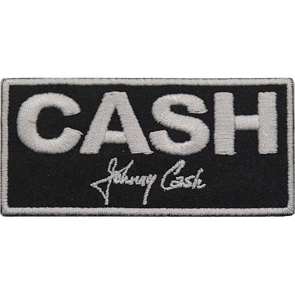 Johnny Cash Block Patch One Size Svart/Grå Black/Grey One Size