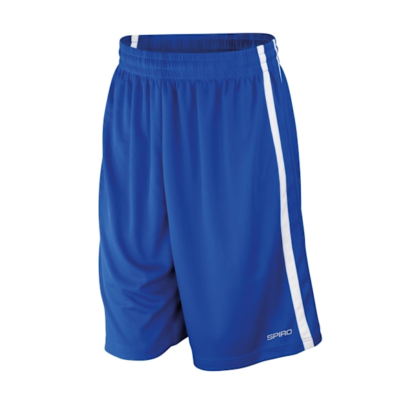 Spiro herr Quick Dry basketshorts 4XL Royal/White Royal/White 4XL