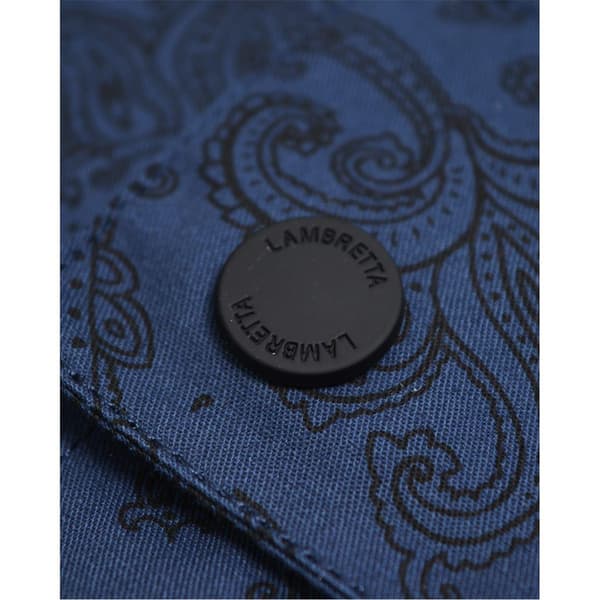 Lambretta Herr Hooded Jacka M Blå Blue M