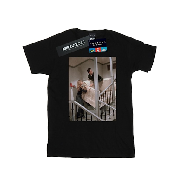 Friends Mens Sofa Stairs Photo T-Shirt 3XL Svart Black 3XL