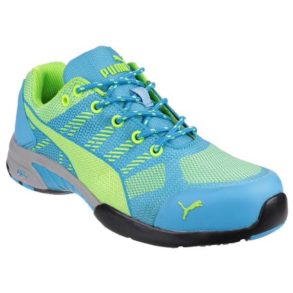 Puma Safety Dam/Dam Celerity Knit Lace Up Säkerhetsskor Blue 7 UK