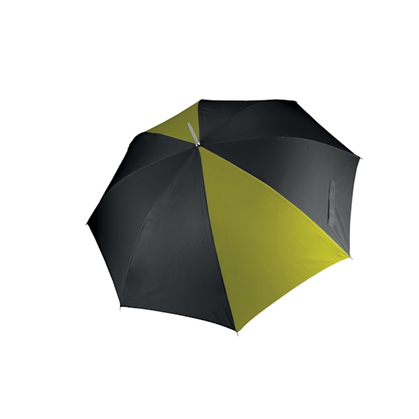 Kimood Unisex Auto-öppnande Golfparaply (2-pack) One Size B Black/ Burnt Lime One Size