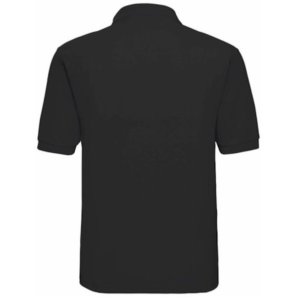 Russell Herr Classic Kortärmad Polycotton Pikétröja L Svart Black L