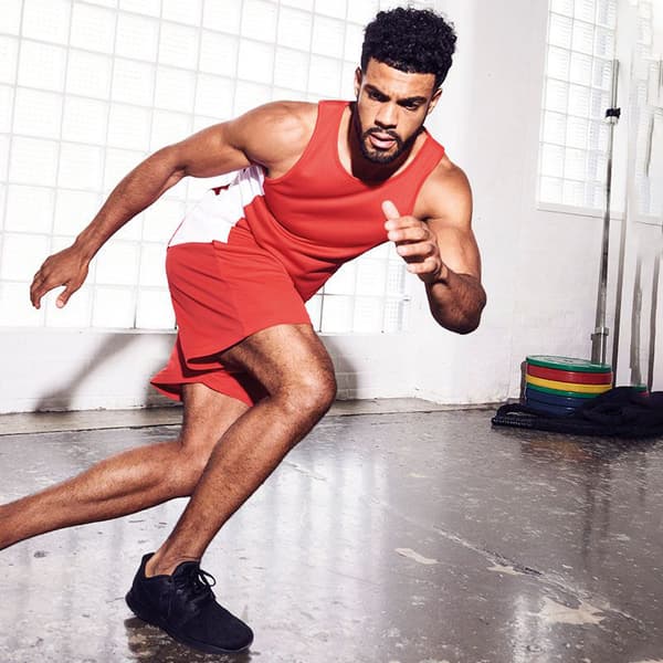 Just Cool Herr Sports Shorts S Fire Red Fire Red S