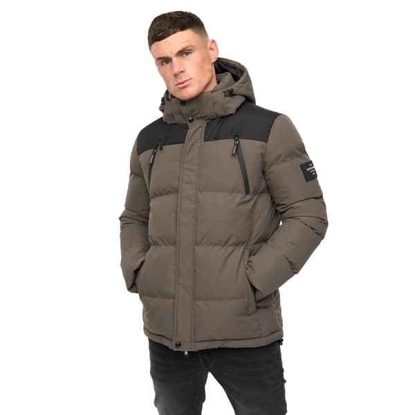 Crosshatch Herr Menray Jacka XXL Oliv Olive XXL