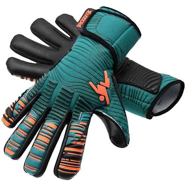 Precision Unisex Adult Elite 2.0 Kontakt Målvaktshandskar 8.5 Teal/Fluorescent Orange/Black 8.5