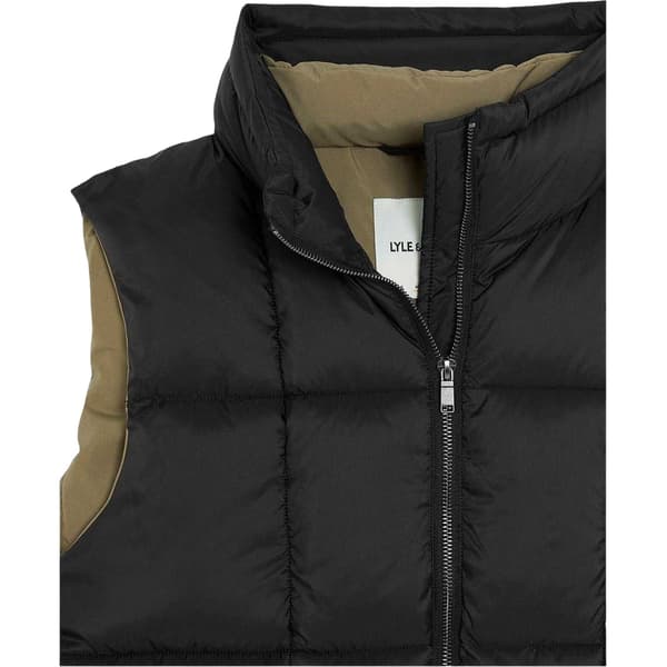Lyle & Scott Herr Cocoon Quilted Logo Gilet M Lack Lacquer M