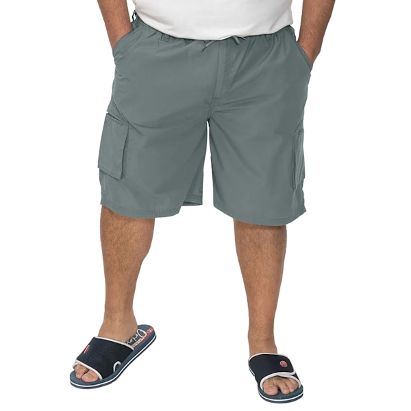 Duke Herr D555 Nick Kingsize Cargo Shorts 4XL Grå Grey 4XL