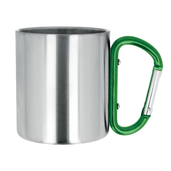 MidOcean Trumbo Metall Karbinhake Mugg One Size Grön Green One Size