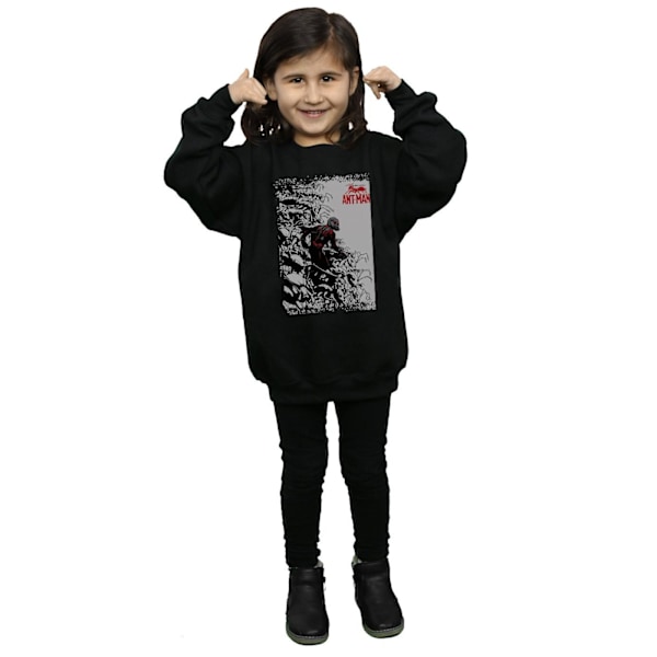 Marvel Girls Ant-Man Army Sweatshirt 12-13 år Svart Black 12-13 Years