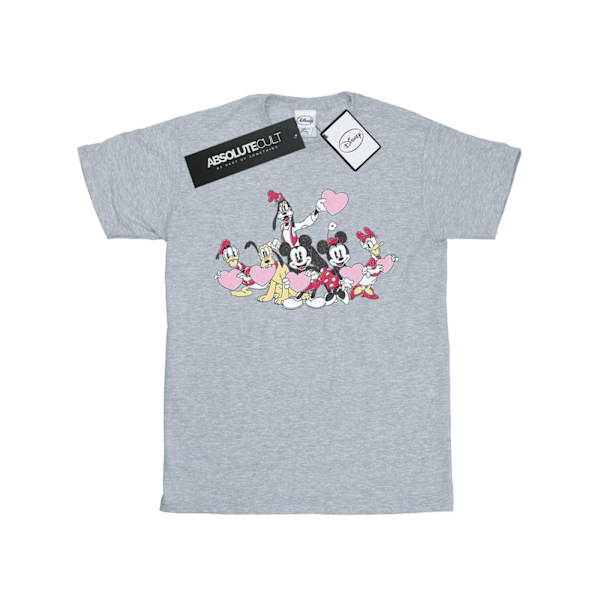 Disney Boys Mickey Mouse Love Friends T-shirt 9-11 år Sport Sports Grey 9-11 Years