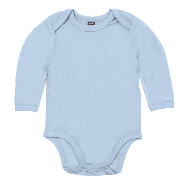 Unisex Baby unisex ekologisk långärmad bodysuit 3-6 månader Du Dusty Blue 3-6 Months