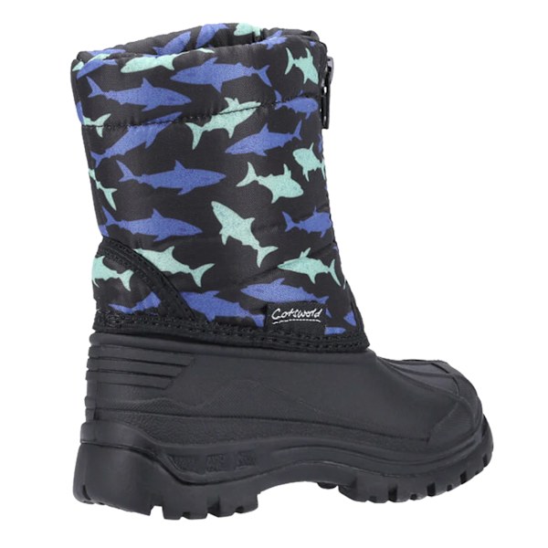 Cotswold Barn- och Ungdomssnöskor Iceberg Shark 6 UK Barn Svart Black 6 UK Child