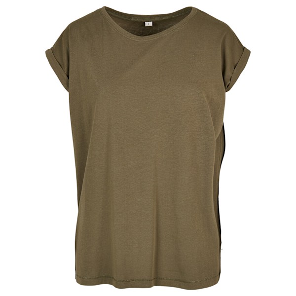 Bygg ditt varumärke Dam/Dam Organic Extended Shoulder T-Shir Olive 5XL