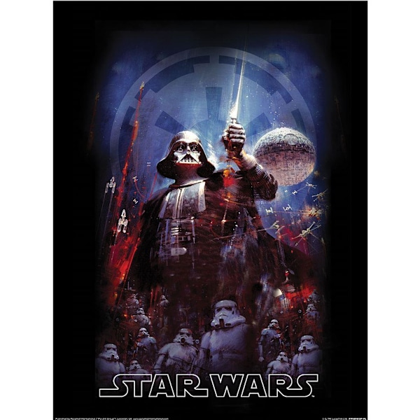Star Wars Empire Montage Print 40cm x 30cm Multifärgad Multicoloured 40cm x 30cm