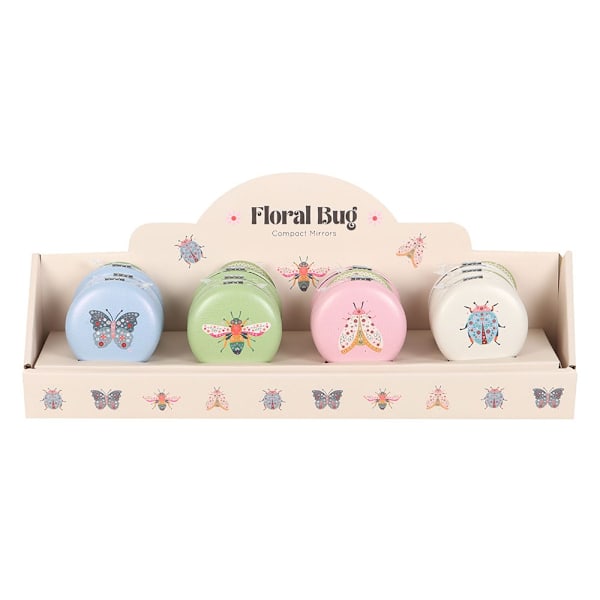 Something Different Floral Bug Kompaktspeglar Set (12-pack) Multicoloured One Size