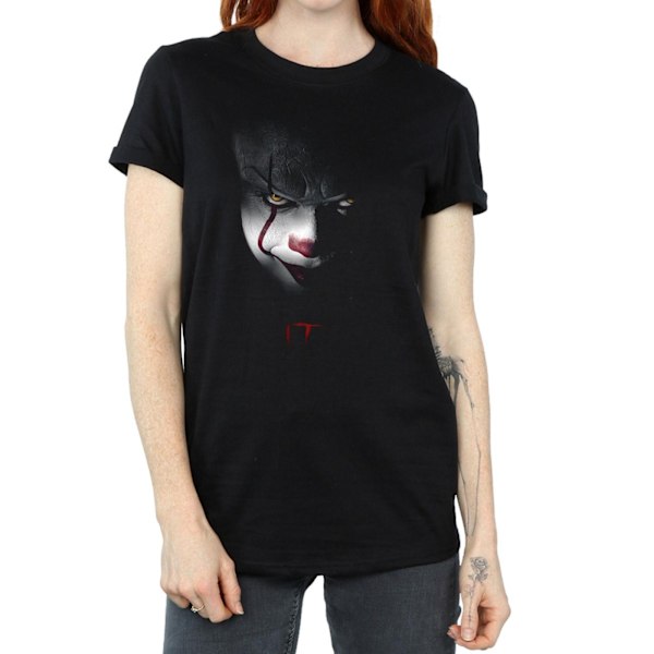 It Dam/Damer Pennywise Stare Bomull Boyfriend T-Shirt S Bla Black S