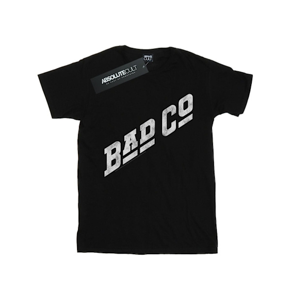 Bad Company Girls Distressed Logo Bomull T-shirt 9-11 År Bla Black 9-11 Years