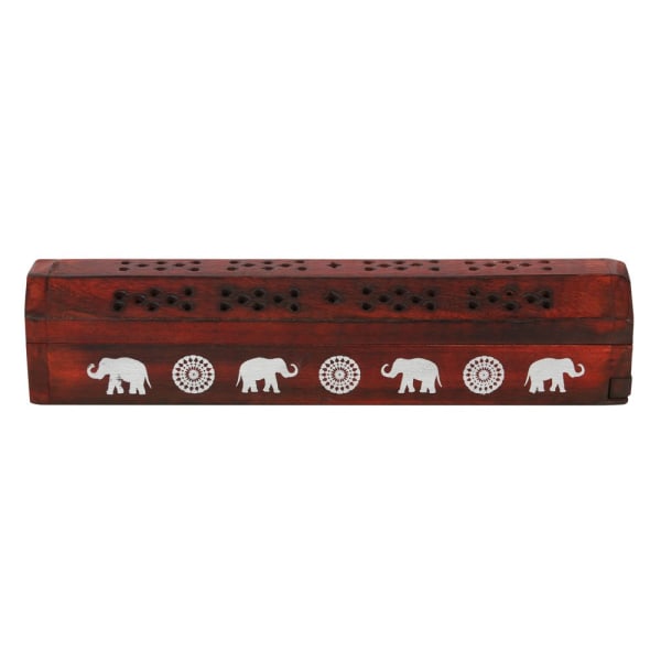 Elements Rosewood Elephant Wooden Rökelse Set One Size Bro Brown/White One Size