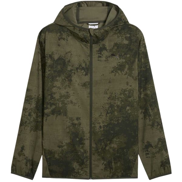 Puma Herr Monay Camo Hooded Jacka S Mörk Oliv Dark Olive S