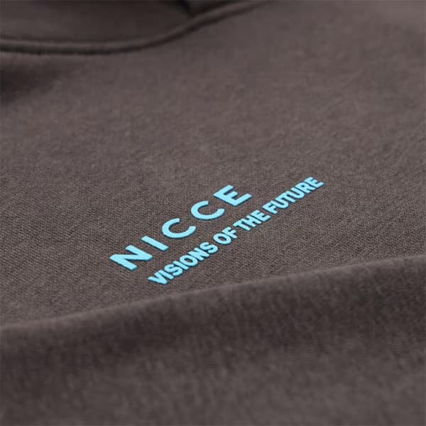 Nicce Herr Davido Långärmad Huvtröja L Kol Coal L