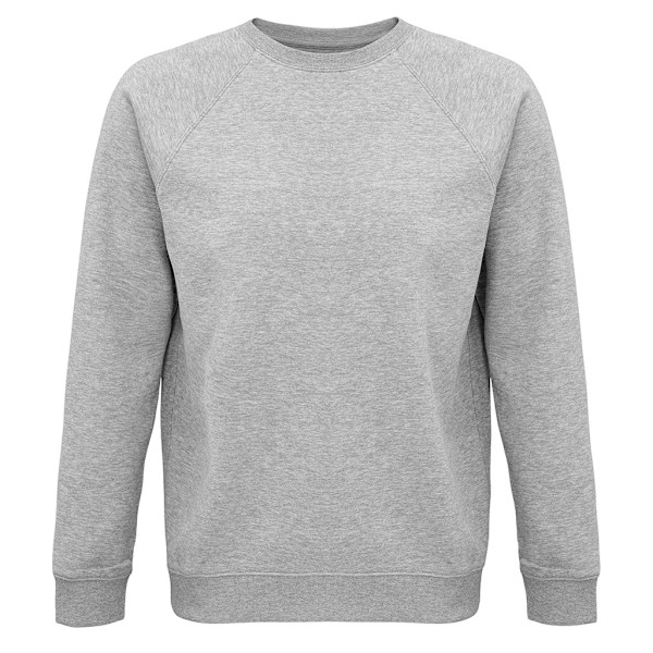 SOLS Unisex Adult Space Organic Raglan Sweatshirt XS Gråmelerad Grey Marl XS