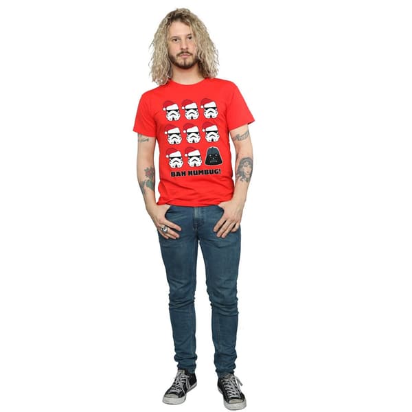 Star Wars Herr Jul Humbug T-Shirt M Röd Red M