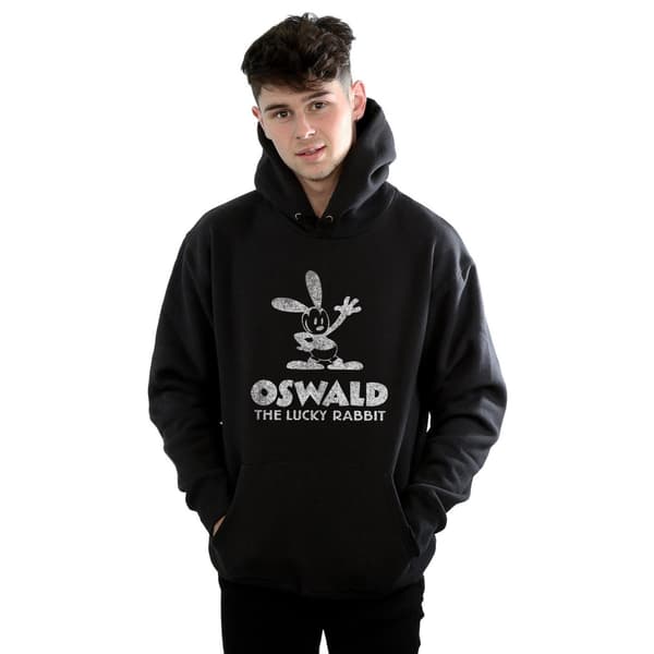 Disney Herr Oswald Logotyp Hoodie L Svart Black L