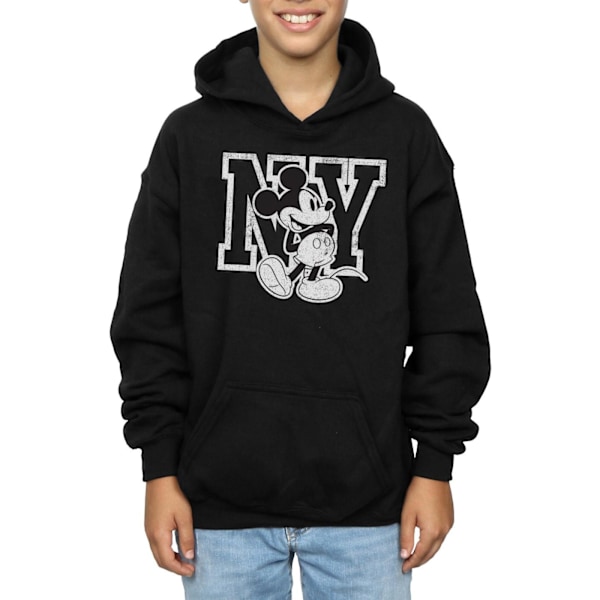 Disney Boys Mickey Mouse NY Kicking Hoodie 12-13 år Svart Black 12-13 Years