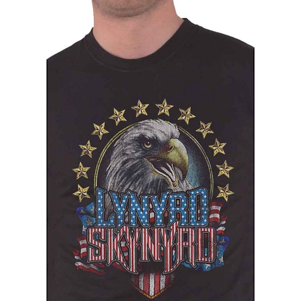 Lynyrd Skynyrd Unisex Vuxen Eagle Bomull T-shirt M Svart Black M