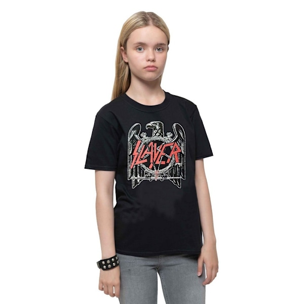 Slayer Barn T-shirt för barn/barn 9-10 år Svart Black 9-10 Years