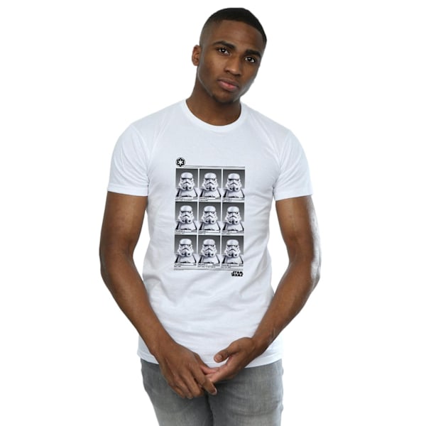 Star Wars Stormtrooper Yearbook T-shirt XL Vit White XL