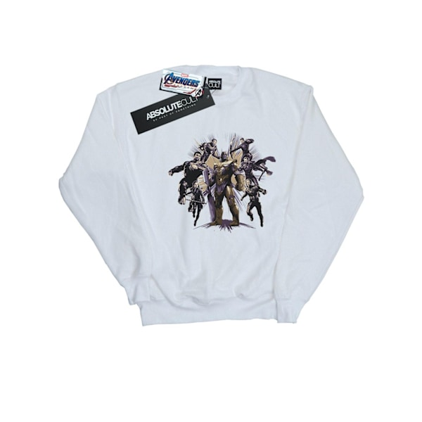 Marvel Mens Avengers Endgame Vs Thanos Sweatshirt S Vit White S