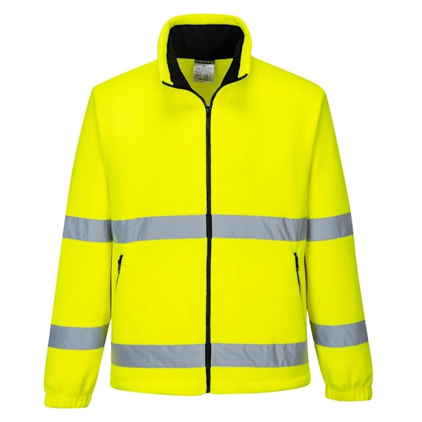 Portwest F303 Fleece Hi-Vis Vindjacka för Män XL Gul Yellow XL