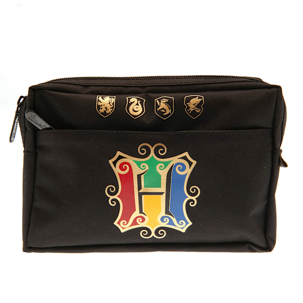 Harry Potter Multi Pocket Hogwarts Hus Pennskrin One Size Black One Size