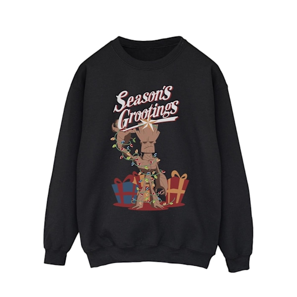 Marvel Mens Marvel Comics Groot Season´s Grootings Sweatshirt S Black S