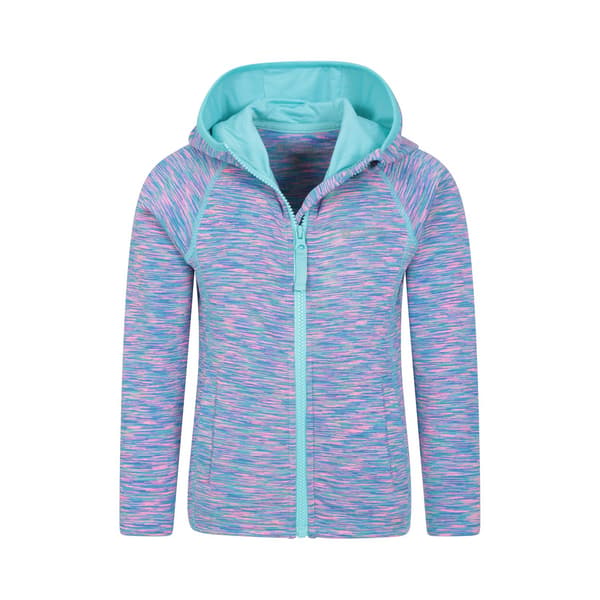 Mountain Warehouse Barnkläder/Barn Kayleigh II Randig Full Zip H Blue 3-4 Years