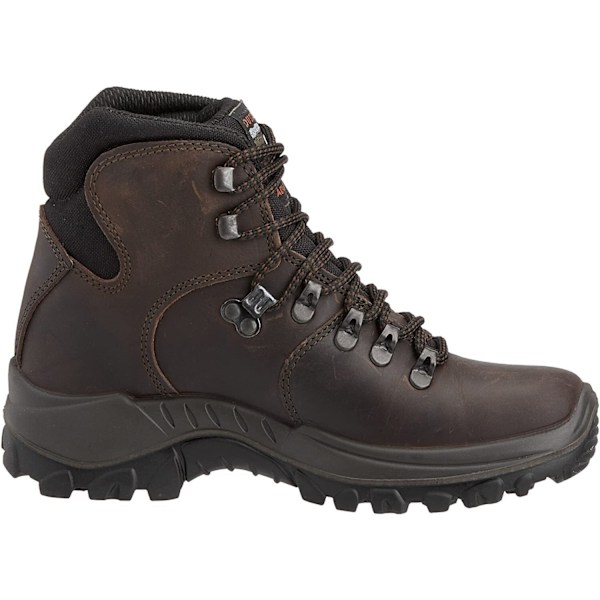 Grisport Barn/Barn Everest Vaxat Läder Vandringskängor 3 UK Brown 3 UK