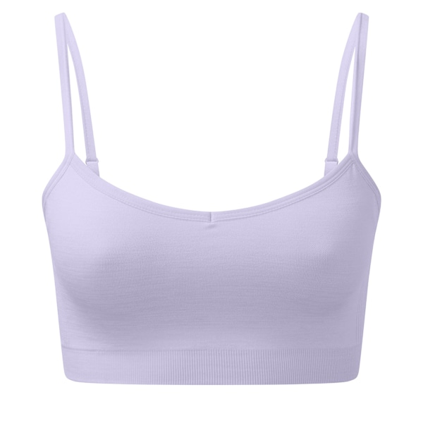 TriDri Dam/Kvinnor Melange Seamless 3D Sport-BH L Lila Lilac L