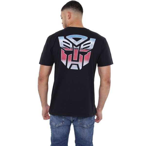 Transformers Mens Factions Autobots T-shirt L Svart Black L