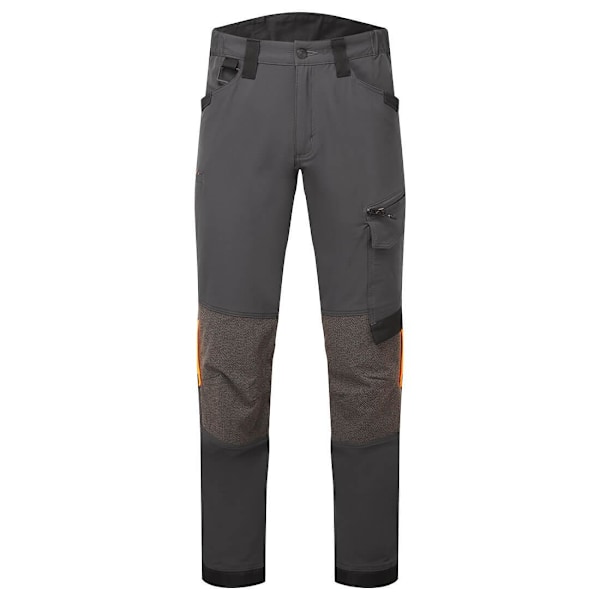 Portwest EV4 Stretch Arbetsbyxor för Män 41R Metallgrå Metal Grey 41R
