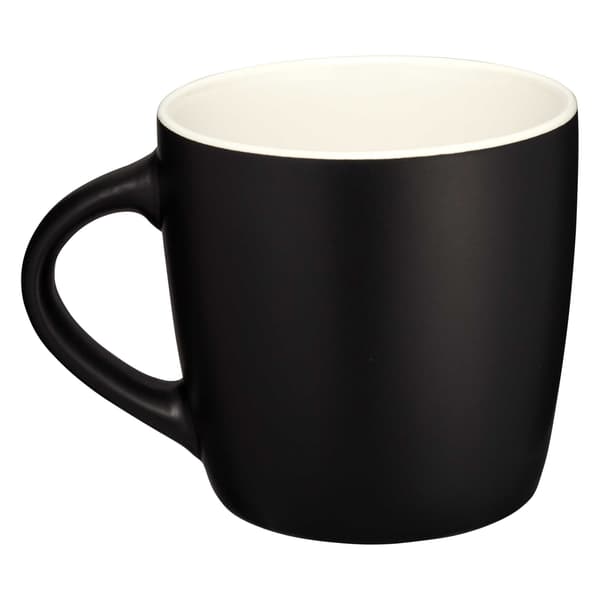 Bullet Riviera Keramisk Mugg 11 x 8,4 x 8,8 cm Solid Svart/Vit Solid Black/White 11 x 8.4 x 8.8 cm