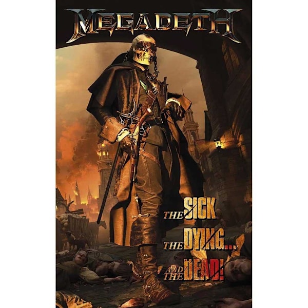 Megadeth The Sick, The Dying And The Dead Textil Affisch 106cm Black/Brown 106cm x 70cm