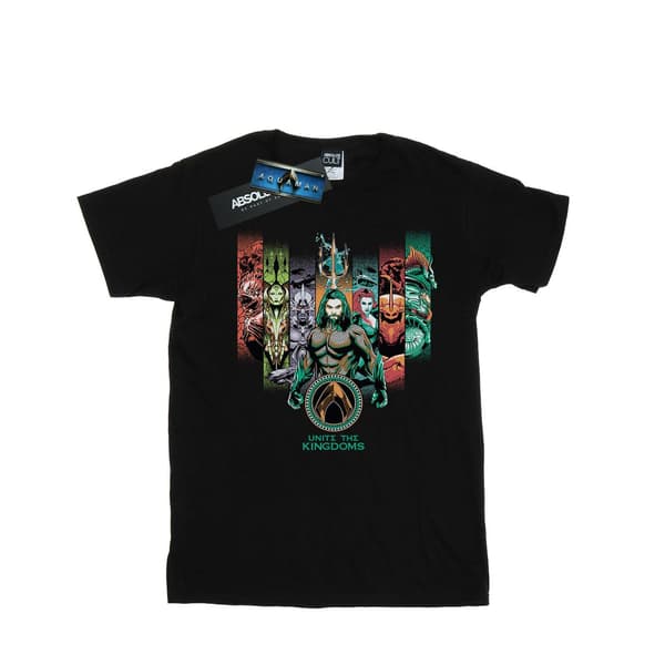 DC Comics Dam/Kvinnor Aquaman Unite The Kingdoms Bomulls Boyfr Black M
